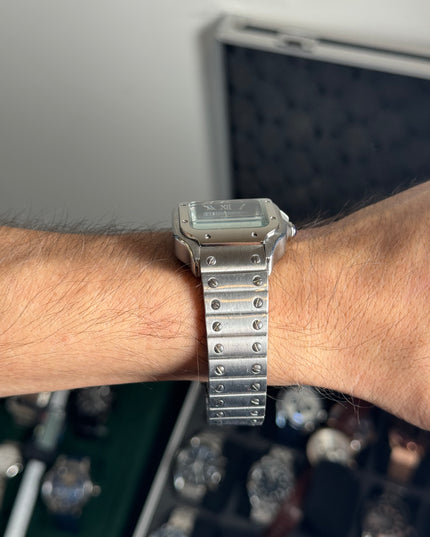 CARTIER SANTOS 36MM - FONDO VERDE