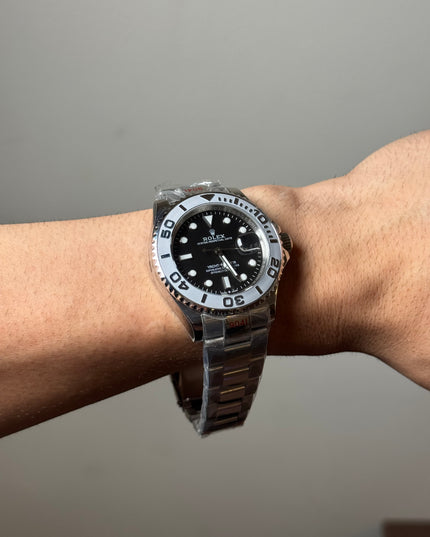 ROLEX YACHT-MASTER ACERO FONDO NEGRO