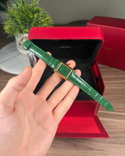 TANK LOUIS CARTIER MINI - VERDE