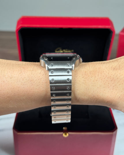 CARTIER SANTOS FONDO NEGRO