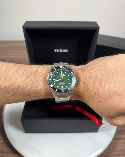 TUDOR PELAGOS 39 ACERO - VERDE