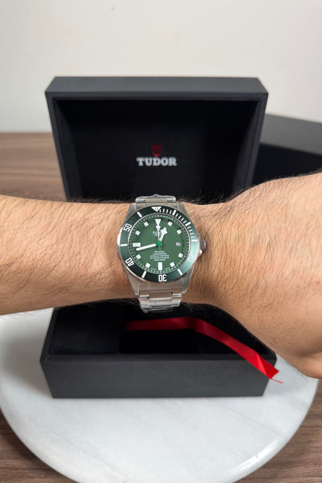 TUDOR PELAGOS 39 ACERO - VERDE