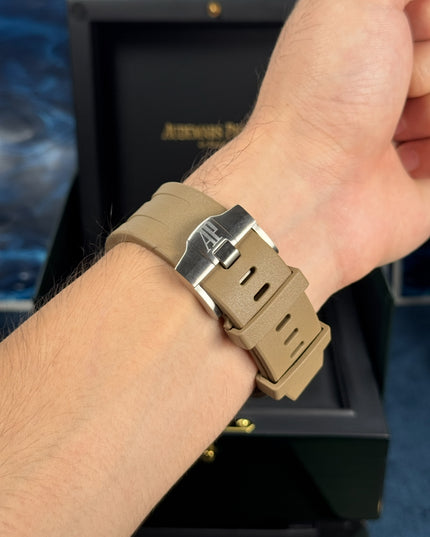 AUDEMARS PIGUET ROYAL OAK OFFSHORE CRONÓGRAFO SUIZO - CAFÉ CLARO