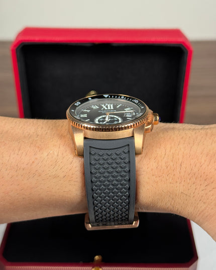 CARTIER DIVER AUTOMATIC - NEGRO/ROSEGOLD