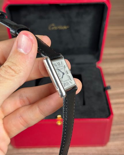 CARTIER TANK MUST SUIZO DOBLE EXTENSIBLE TAMAÑO PEQUEÑO