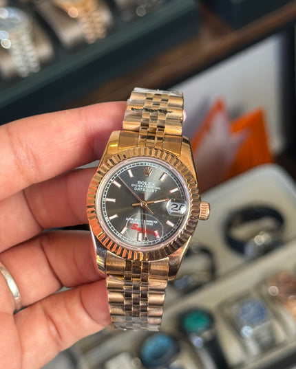 ROLEX LADY DATEJUST - ROSEGOLD ESFERA NEGRA