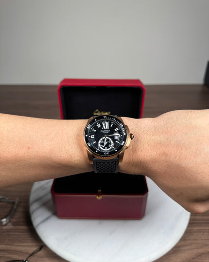 CARTIER DIVER AUTOMATIC - NEGRO/ROSEGOLD