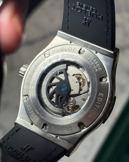 HUBLOT CLASSIC FUSION TITANIUM BLACK SHINY