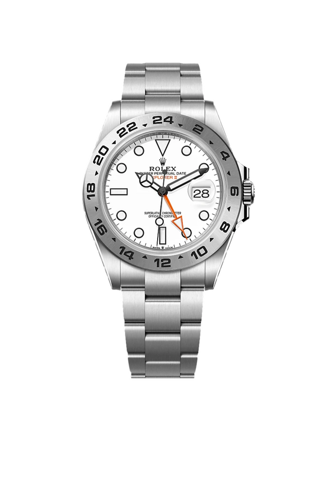 ROLEX EXPLORER II SUIZO - FONDO BLANCO