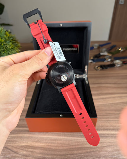 PANERAI LUMINOR FLYBACK CHRONO ROJO