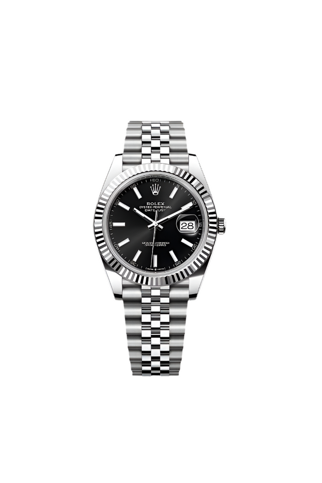 ROLEX DATEJUST NEGRO 41 MM SEMI SUIZO