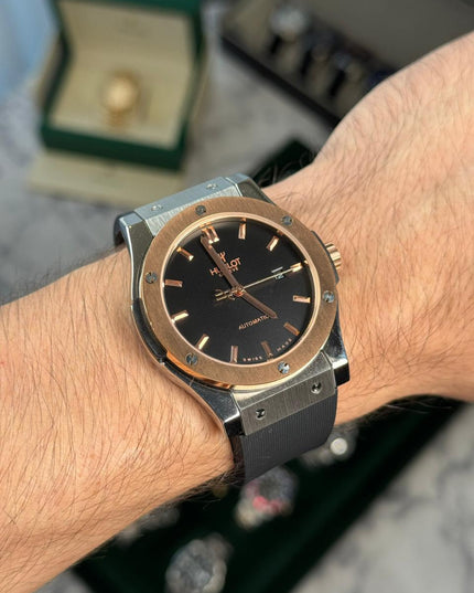 HUBLOT CLASSIC FUSION TITANIUM KING GOLD