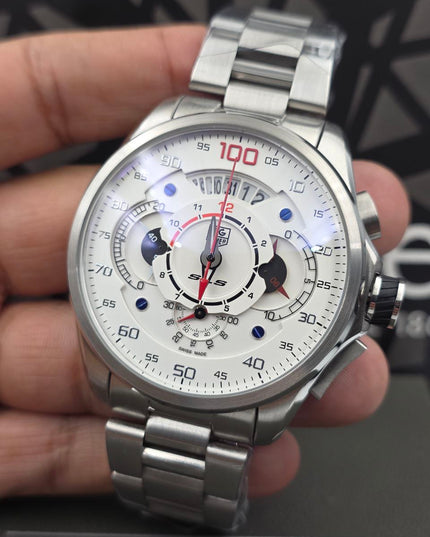 TAG HEUER SLR CHRONOGRAPH FOR MERCEDES BENZ - BLANCO