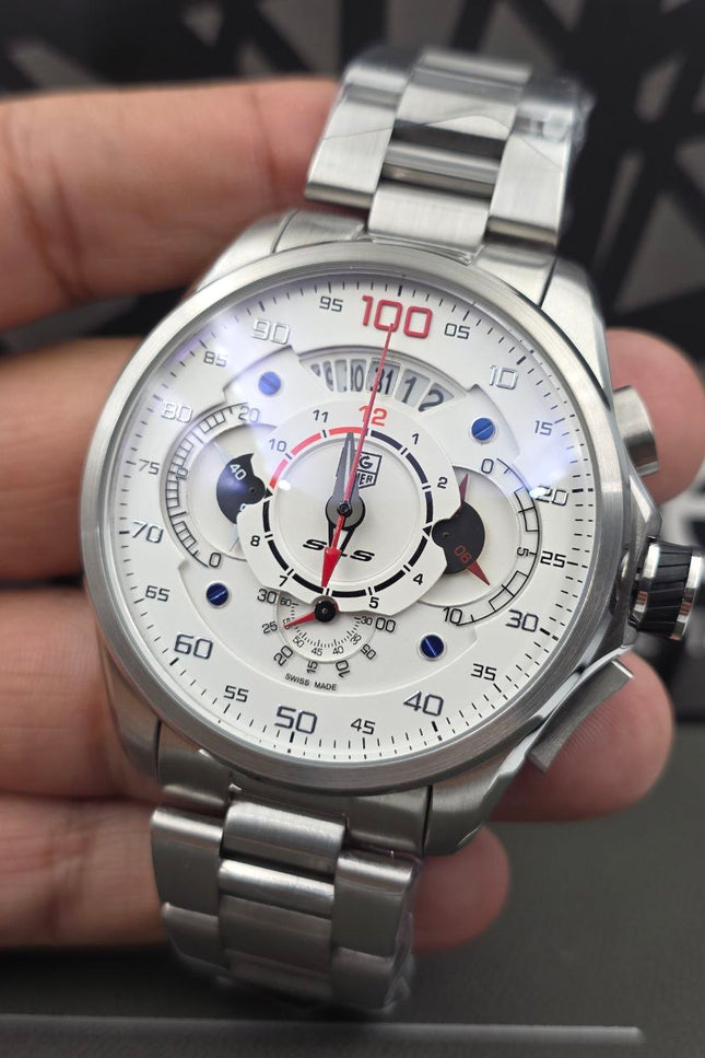 TAG HEUER SLR CHRONOGRAPH FOR MERCEDES BENZ - BLANCO