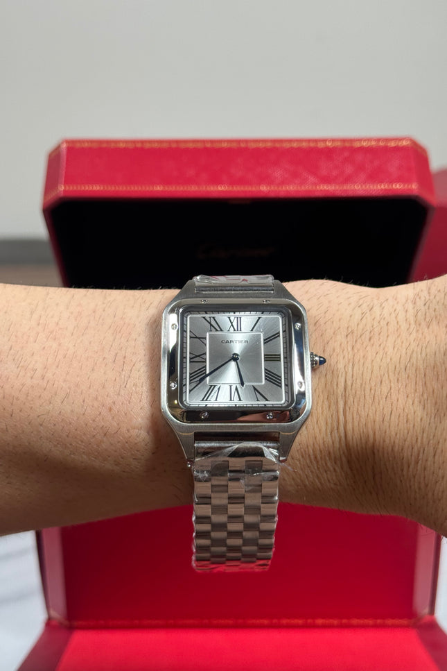 CARTIER PANTHERE PLATEADO GRANDE