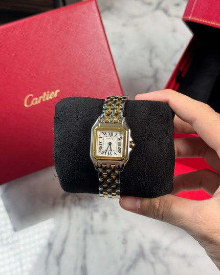 CARTIER SANTOS PANTHERE BICOLOR