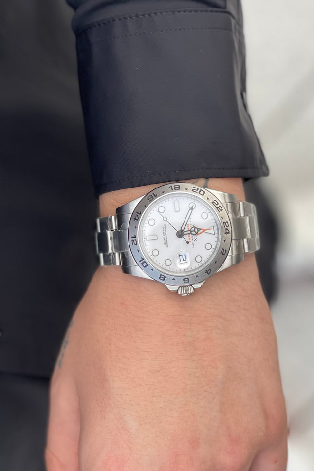 ROLEX EXPLORER II SUIZO - FONDO BLANCO