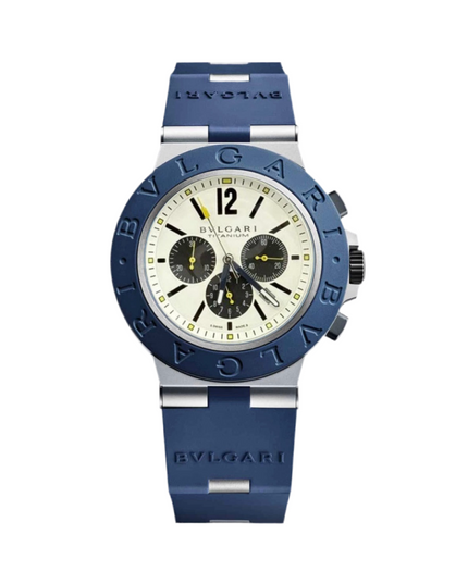 BVLGARI ALUMINIUM BLUE CRONÓGRAFO