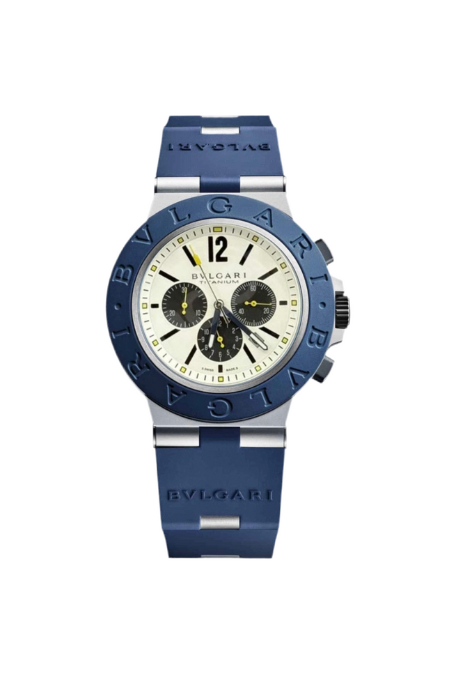 BVLGARI ALUMINIUM BLUE CRONÓGRAFO
