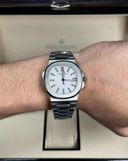 PATEK PHILIPPE NAUTILUS SUIZO - BLANCO