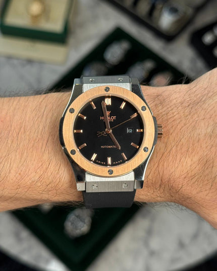 HUBLOT CLASSIC FUSION TITANIUM KING GOLD