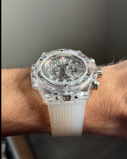 HUBLOT BIG BANG MAGIC SAPPHIRE BLANCO