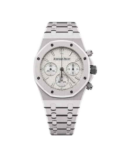 AUDEMARS PIGUET ROYAL OAK CRONÓGRAFO SUIZO - FONDO BLANCO