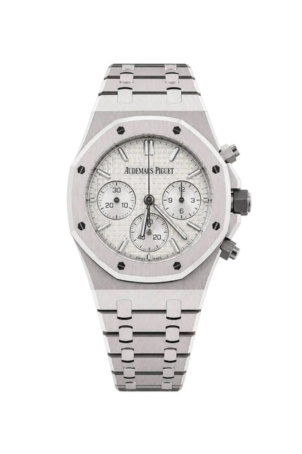AUDEMARS PIGUET ROYAL OAK CRONÓGRAFO SUIZO - FONDO BLANCO