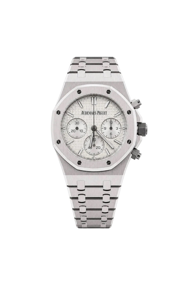 AUDEMARS PIGUET ROYAL OAK CRONÓGRAFO SUIZO - FONDO BLANCO