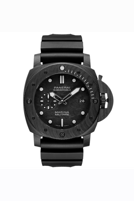 PANERAI SUBMERSIBLE MARINA MILITARE CARBOTECH™ - SUIZO - NEGRO