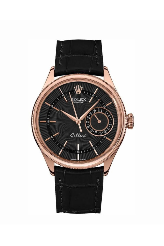 ROLEX CELLINI DATE - ROSEGOLD NEGRO