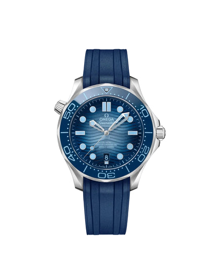 OMEGA SEAMASTER DIVER 300M SUMMER BLUE CAUCHO