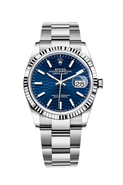 ROLEX DATEJUST 36MM SUIZO AZUL