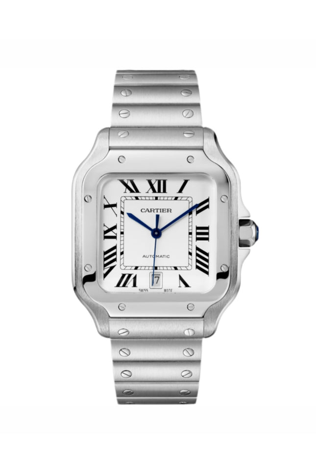 CARTIER SANTOS 40 mm FONDO BLANCO