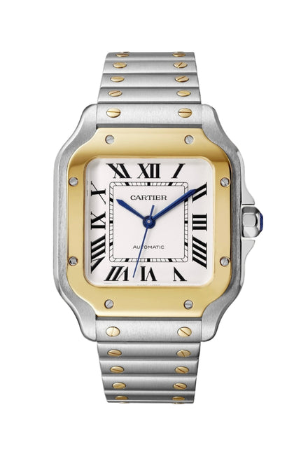 CARTIER SANTOS DOBLE TONO 36 MM