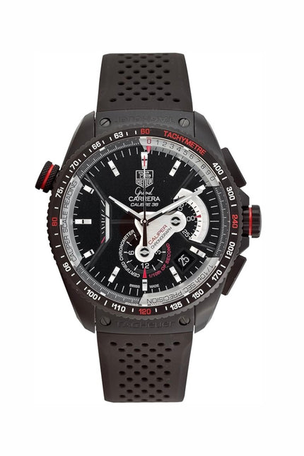 TAG HEUER CARRERA DIAL NEGRO BISEL TAQUÍMETRO