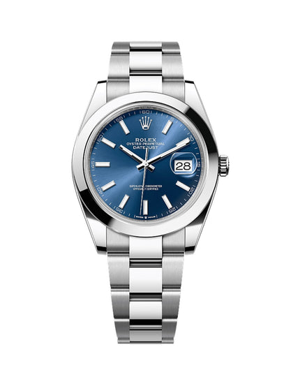ROLEX DATEJUST 41 SUIZO - FONDO AZUL