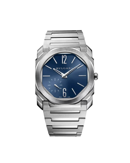 BVLGARI OCTO FINISSIMO - PLATA FONDO AZUL