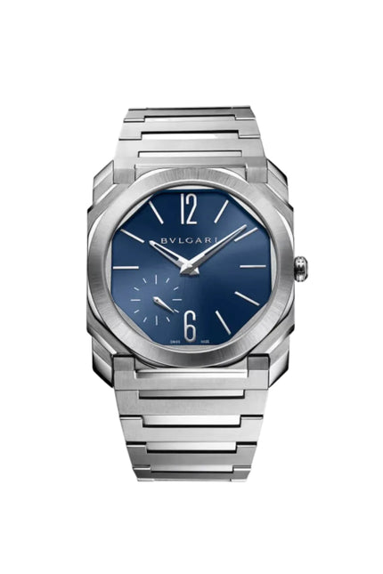 BVLGARI OCTO FINISSIMO - PLATA FONDO AZUL