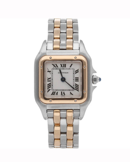 CARTIER PANTHERE PLATEADO DORADO ROSA