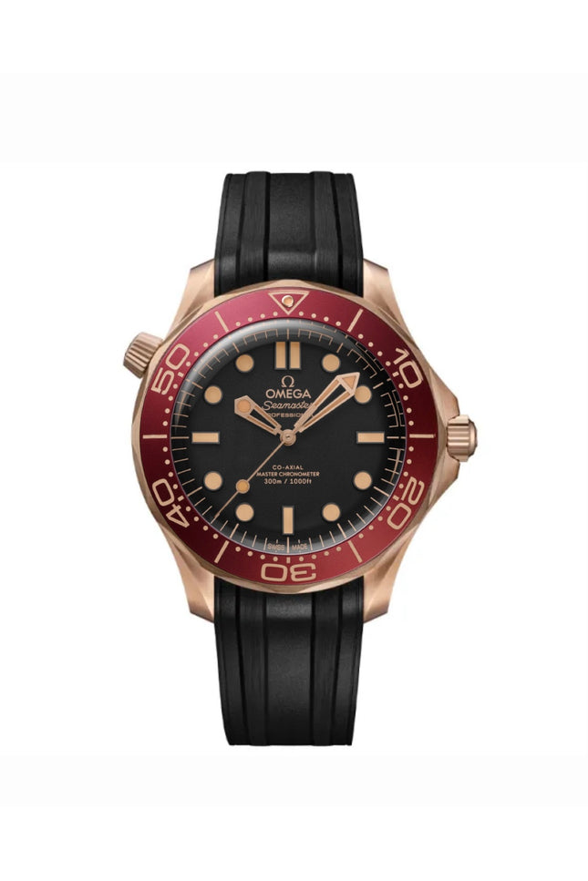 OMEGA SEAMASTER DIVER 300M - BRONZE GOLD EXTENSIBLE CAUCHO