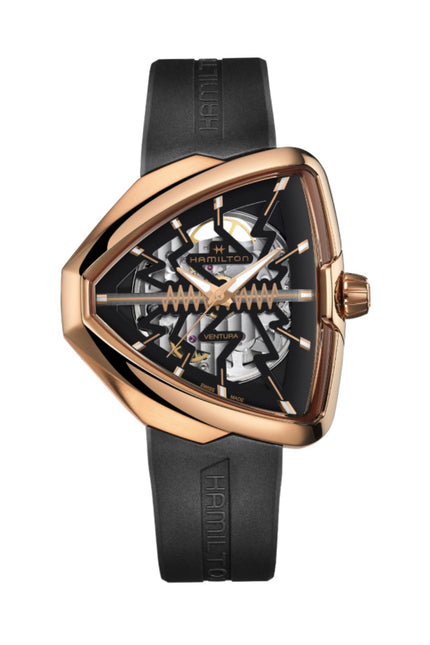 HAMILTON VENTURA SKELETON - ROSE GOLD