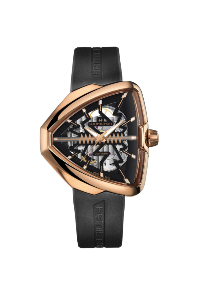 HAMILTON VENTURA SKELETON - ROSE GOLD