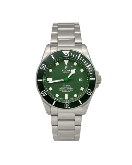TUDOR PELAGOS 39 ACERO - VERDE