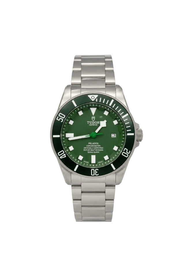 TUDOR PELAGOS 39 ACERO - VERDE