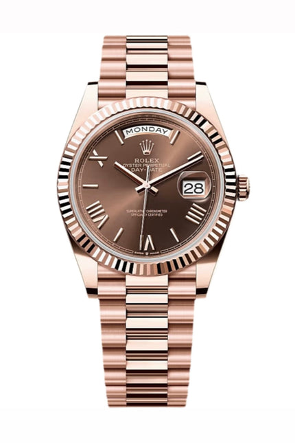 ROLEX DAY-DATE SUIZO - CAFÉ