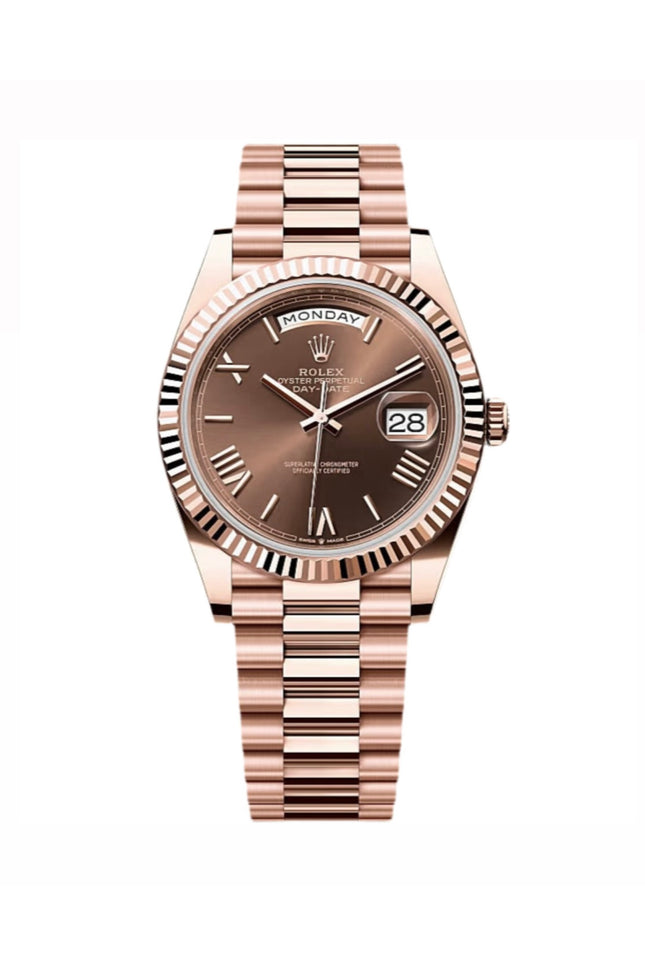 ROLEX DAY-DATE SUIZO - CAFÉ