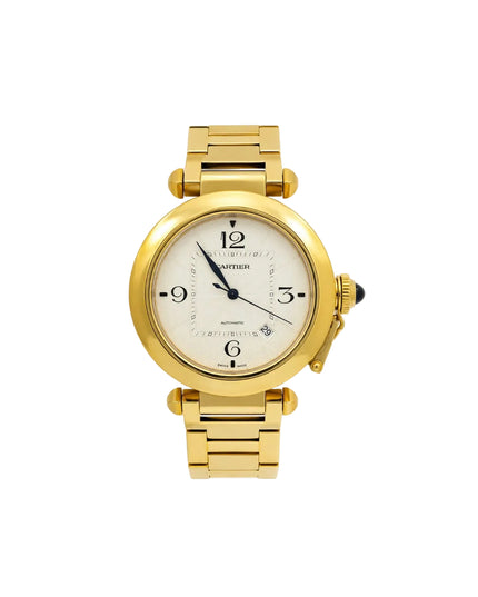 CARTIER PASHA PLATEADO DORADO