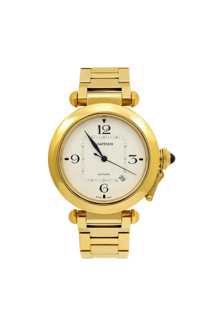 CARTIER PASHA PLATEADO DORADO