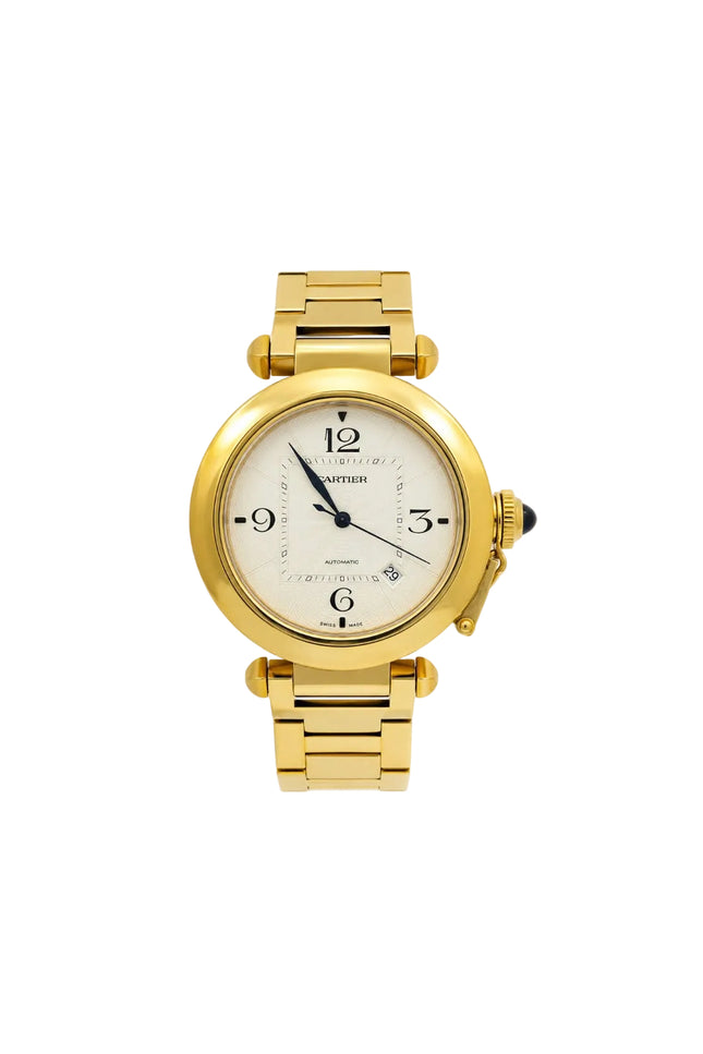 CARTIER PASHA PLATEADO DORADO